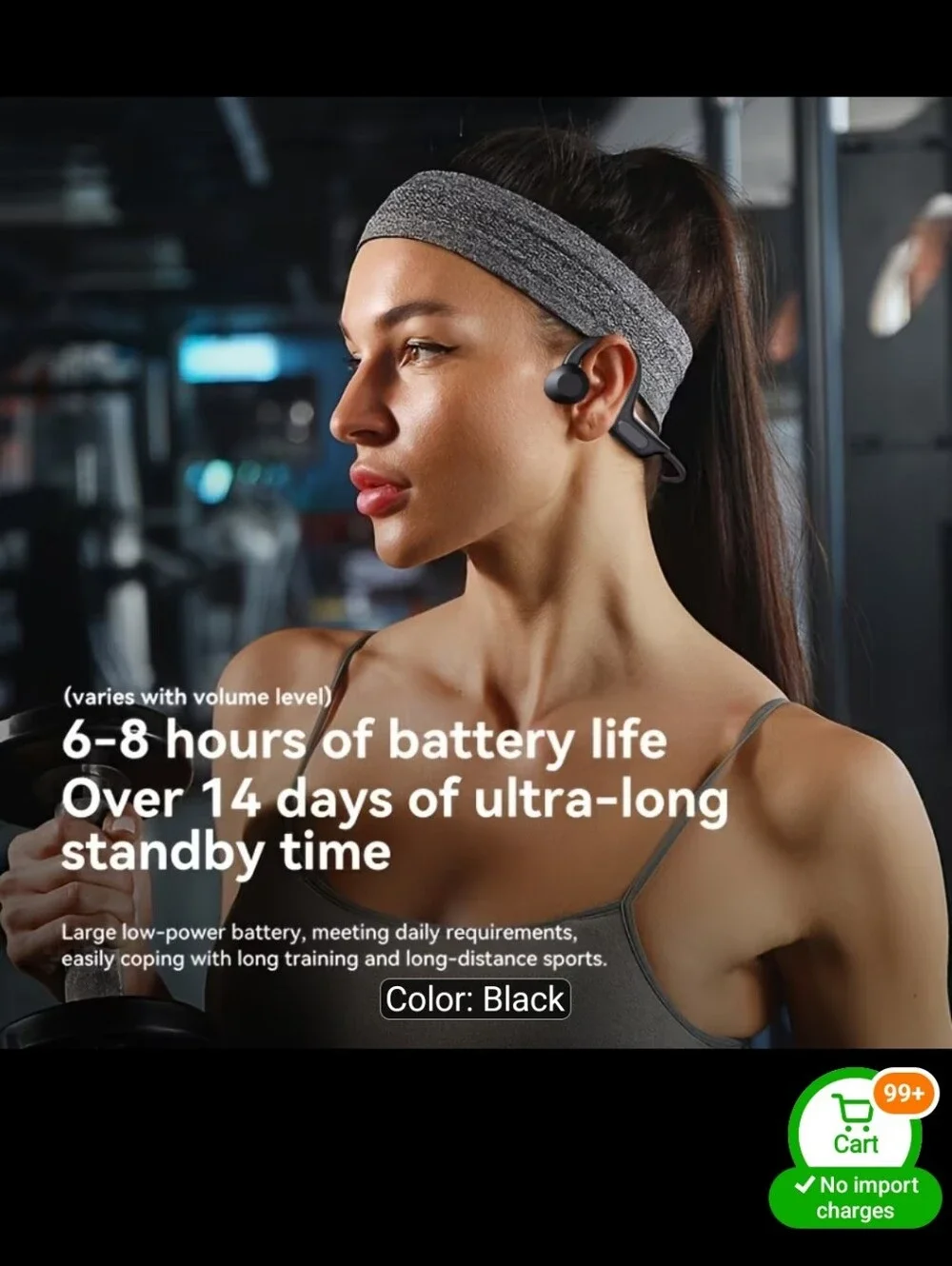 Bone Conduction Open-Ear Bluetooth Sports Headphones